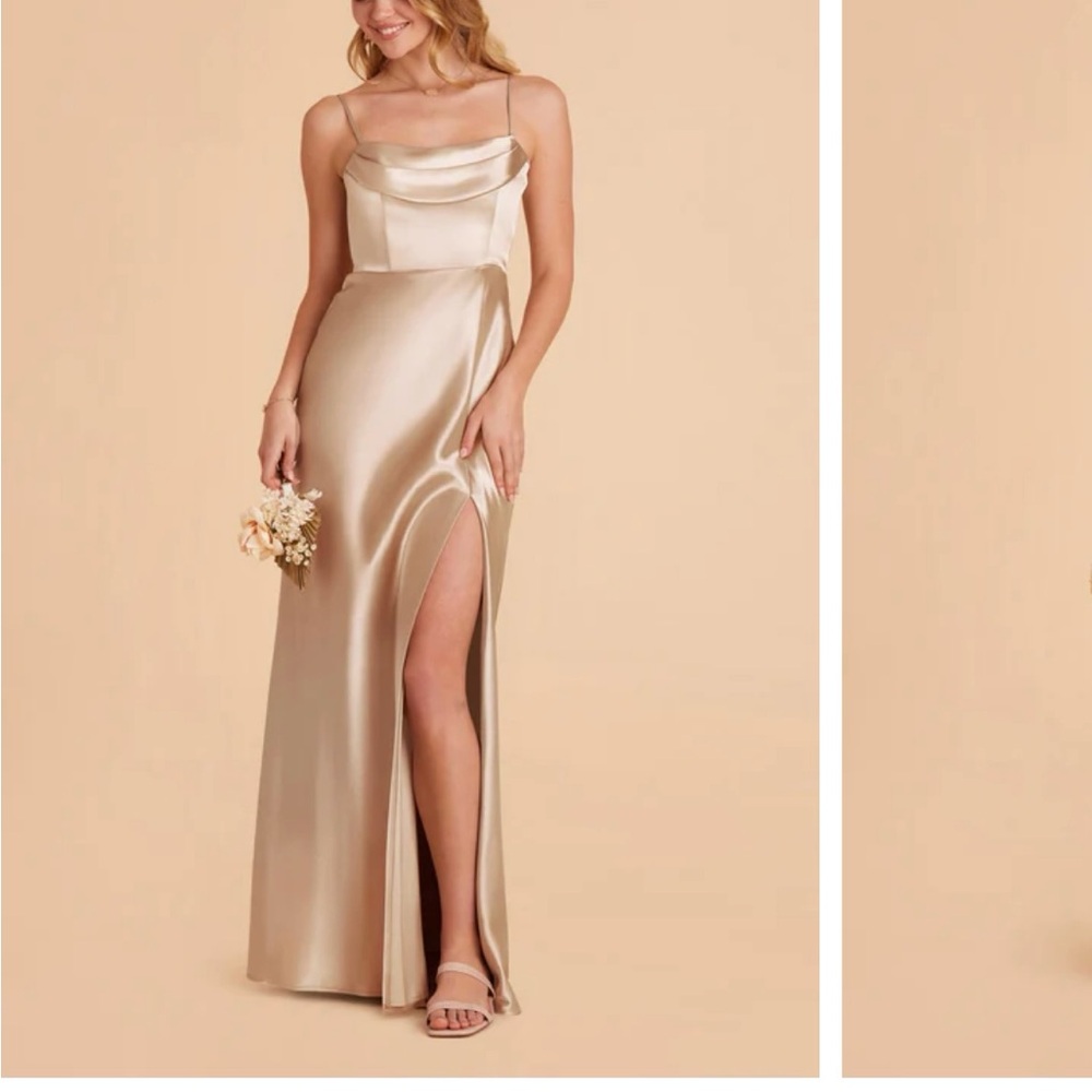 Birdy Grey Mia Convertible Shiny Satin Dress